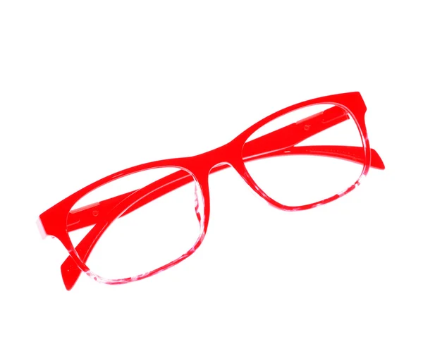 Röda glasögon ram — Stockfoto