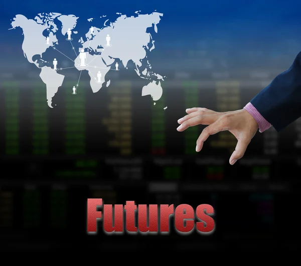 Futures teken, bedrijfsconcept — Stockfoto