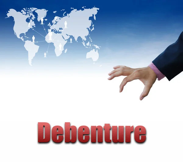 Debenture sign, business concept — Stock Photo, Image