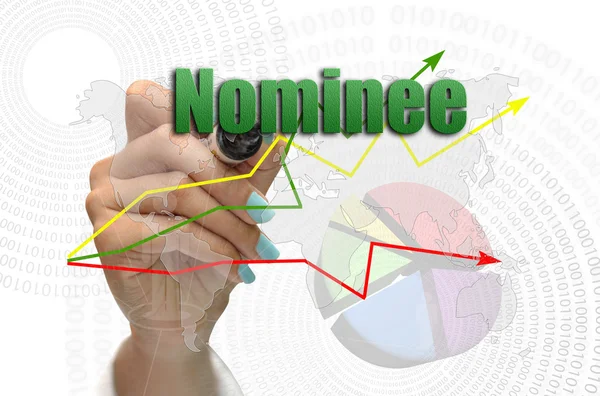 Nominee sign, business concept — Stock Photo, Image