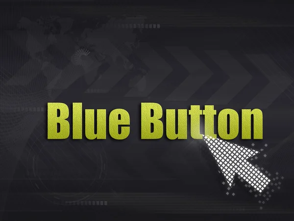 青いボタン、ビジネス コンセプト — ストック写真