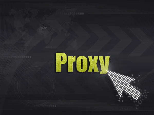 Serwer proxy sgn, koncepcja biznesowa — Zdjęcie stockowe