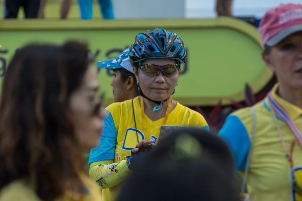 Bicicleta para papá show enTailandia — Foto de Stock