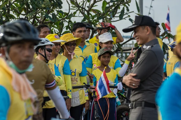 Bici per papà spettacolo in Thailandia — Foto Stock