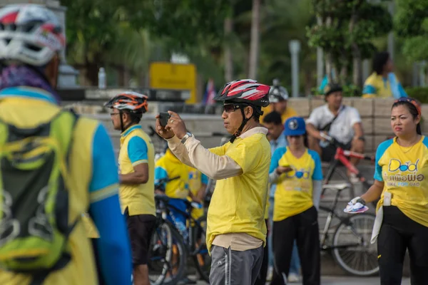 Bicicleta para o pai show emTailândia — Fotografia de Stock