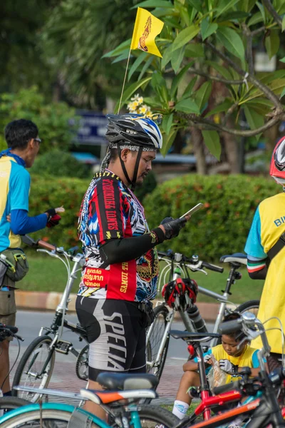 Bicicleta para papá show enTailandia — Foto de Stock