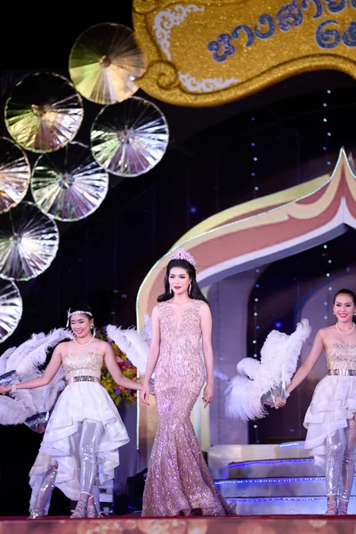 Concurso de Beleza Miss Chiangmai na Tailândia — Fotografia de Stock