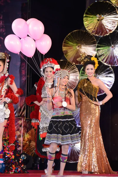 Miss Chiangmai Beauty Contest in Thailand — Stock Photo, Image