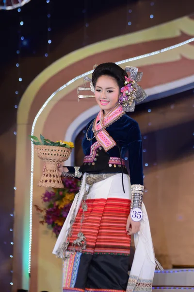 Miss Chiangmai Schönheitswettbewerb in Thailand — Stockfoto