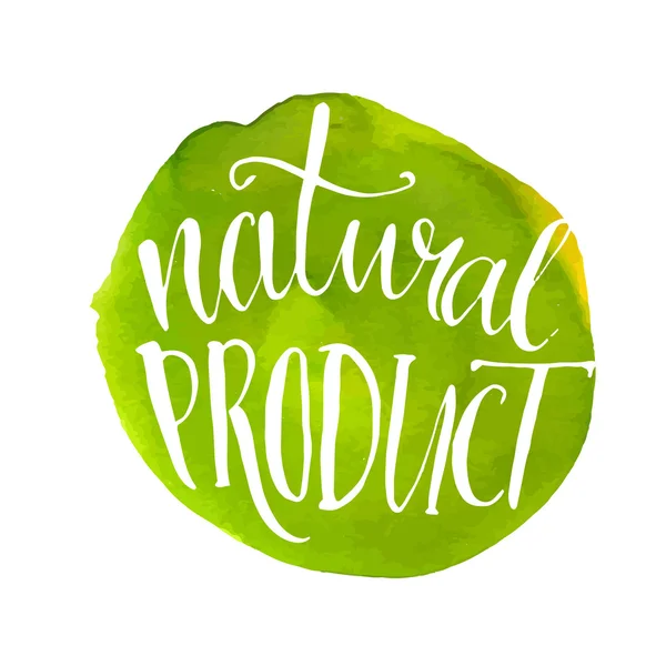 Etichetta del prodotto naturale. — Vettoriale Stock