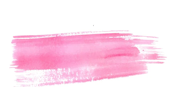 Aquarell Pastell rosa-Strich. — Stockvektor