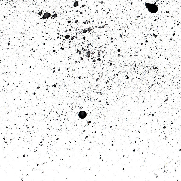 брызги черных чернил. структура пятен.