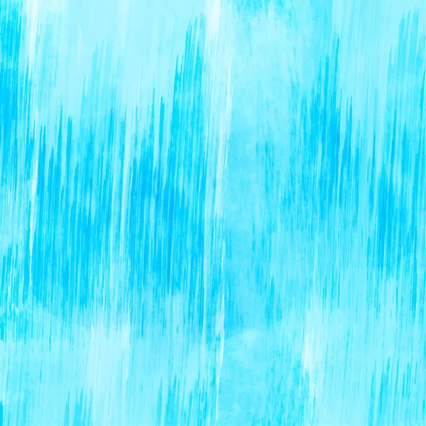 Blaues Aquarell bemalte Textur — Stockvektor
