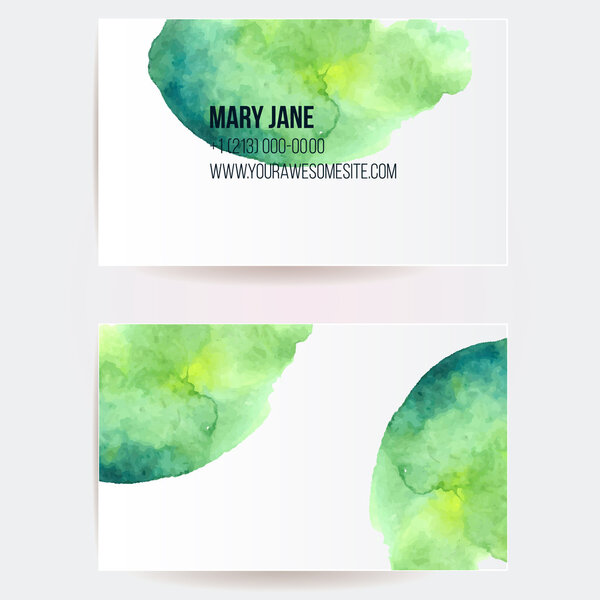 Set of business cards