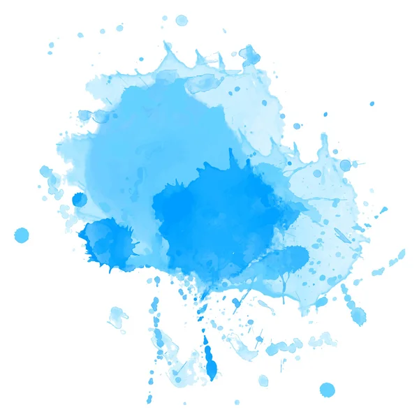 Bolb abstrait coloré bleu, — Image vectorielle