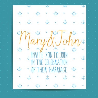 Mavi Düğün şablonu