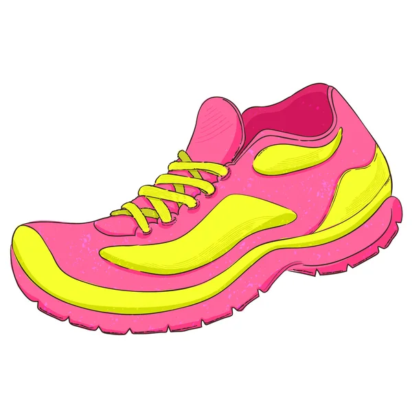 Running shoes sneaker — Stock Vector