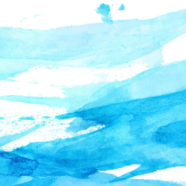 Texture aquarelle bleue — Image vectorielle