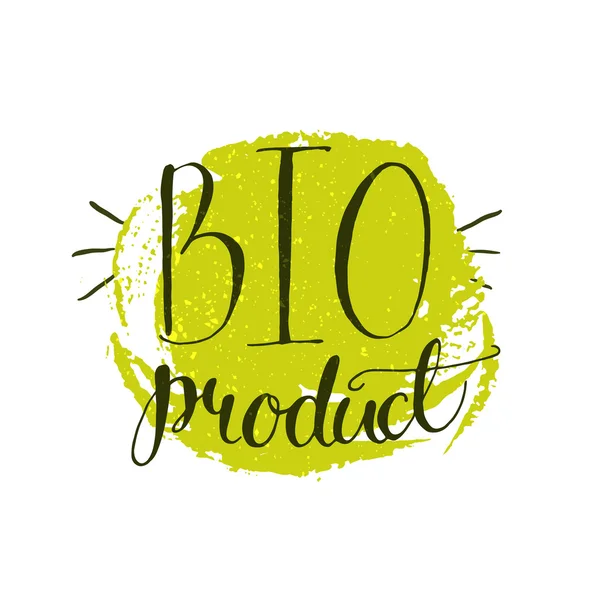 Bio-Produkt-stricker — Stockvektor