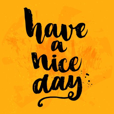 Vector black ink calligraphy