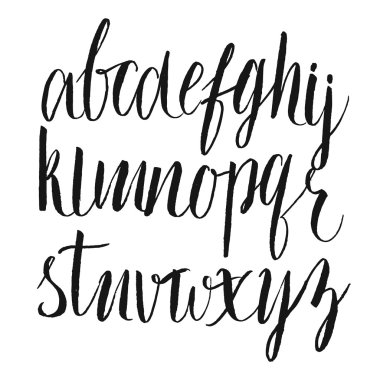 Typography poster with lowercase