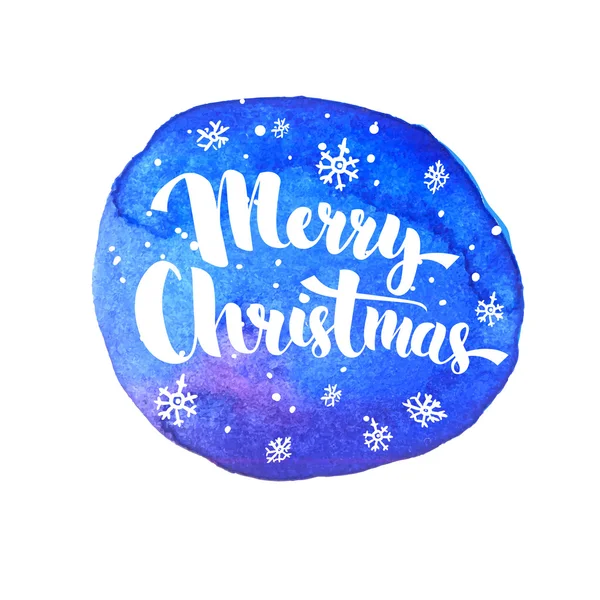 Marry Christmas calligraphy — Vector de stock