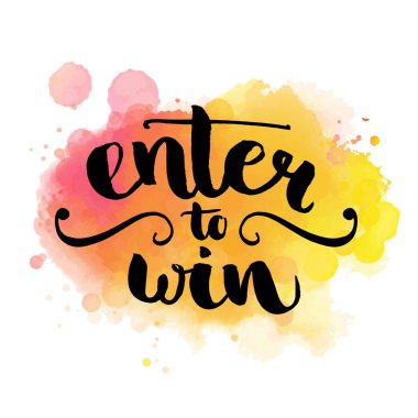 Giveaway banner for social media contests clipart