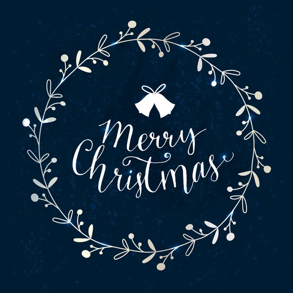 Whimsical Christmas card — Stockový vektor