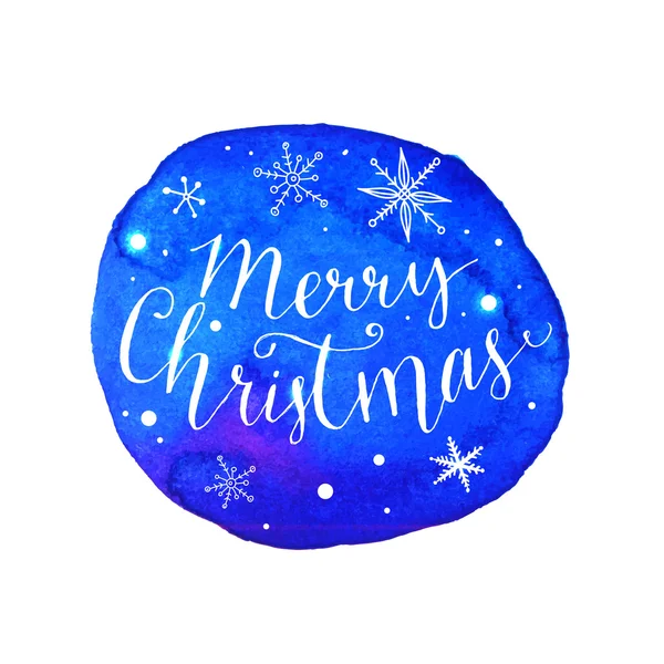 Merry Christmas lettering — Stock Vector