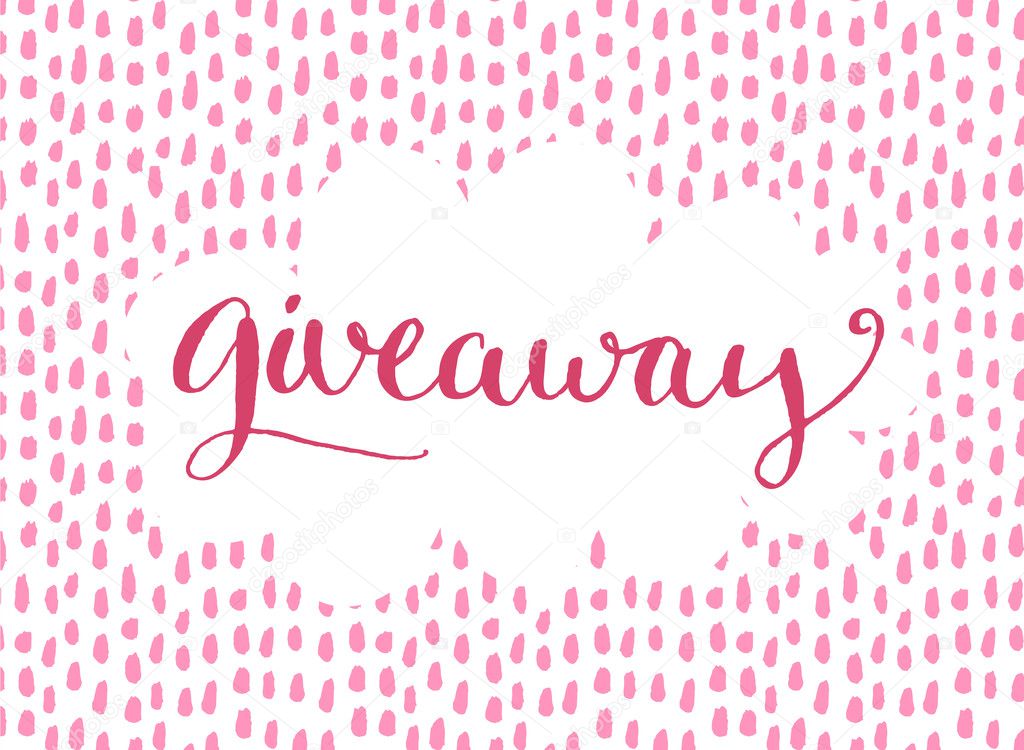 Giveaway banner for social media contests