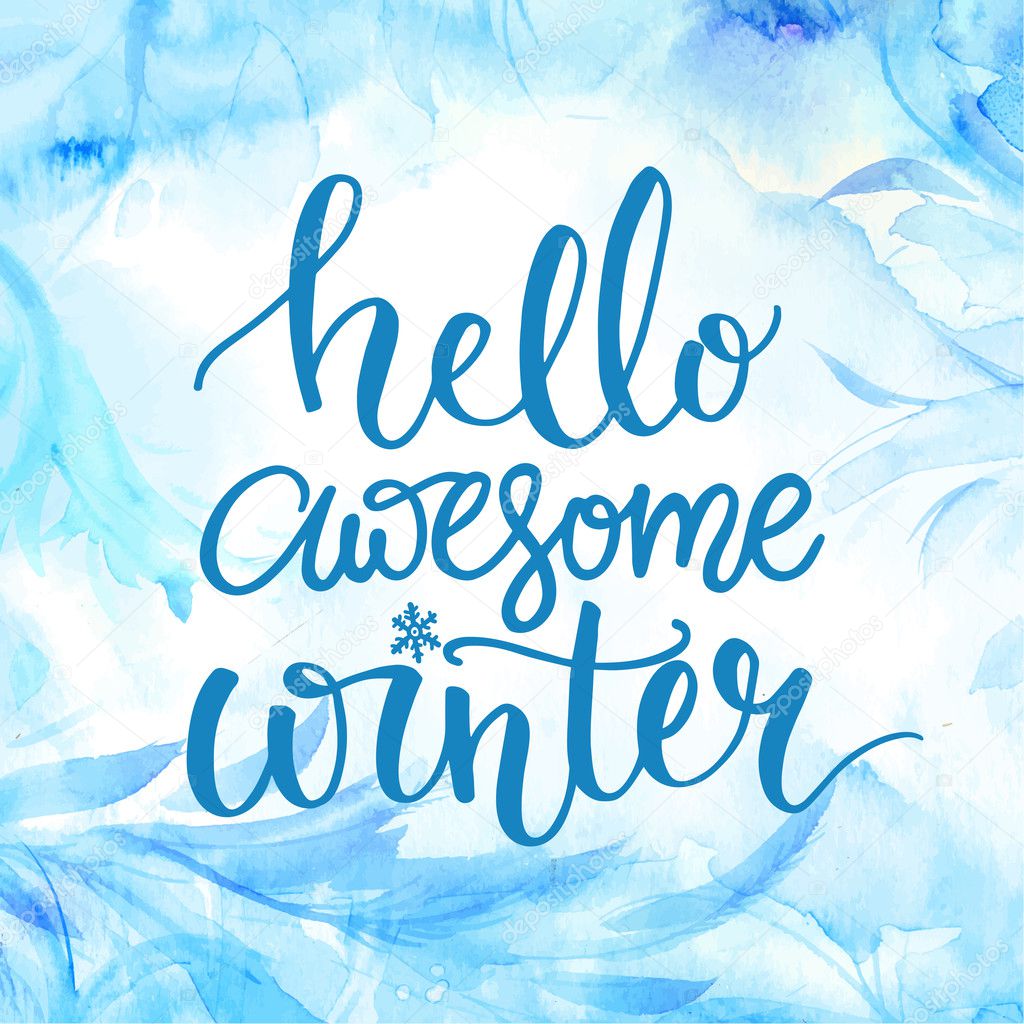 Hello awesome winter.