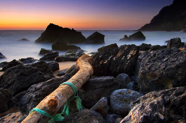 Praia de Abano em Portugal — Fotografia de Stock