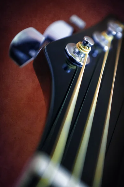 Gitarr huvudet lager — Stockfoto