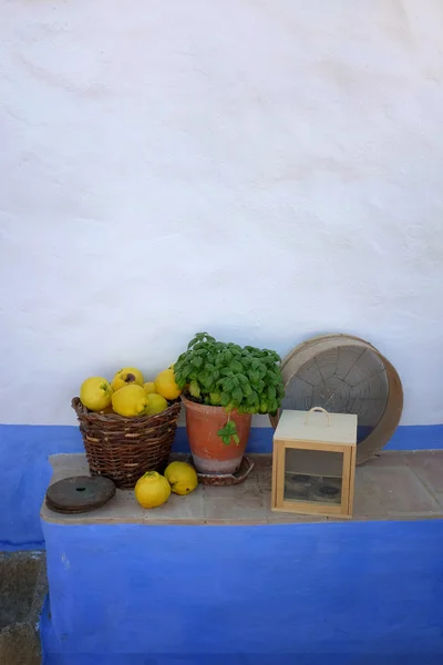 Landhaus mit malerischen Details — Stockfoto