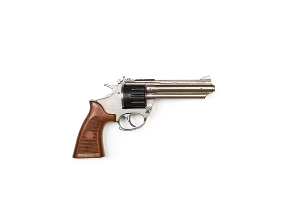 Револьвер Іграшки Ізольований Білому Тлі — стокове фото