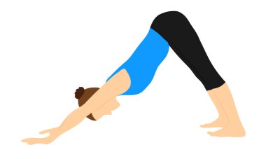 Evde eğitim ve meditasyon için yoga pozu