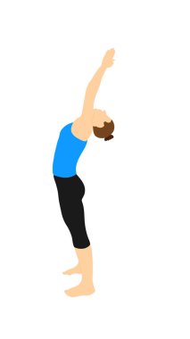 Evde eğitim ve meditasyon için yoga pozu