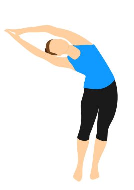 Evde eğitim ve meditasyon için yoga pozu