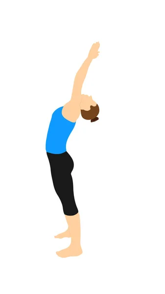 Yoga Fitness Pose Voor Huis Training Meditatie — Stockfoto