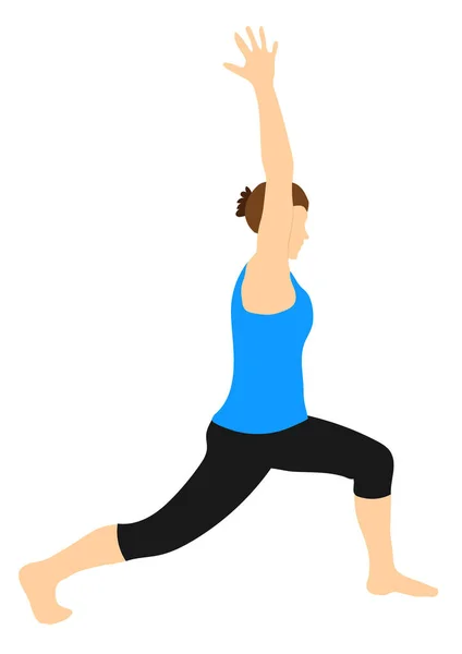 Yoga Fitness Pose Voor Huis Training Meditatie — Stockfoto