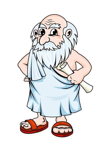 Philosoph der Antike — Stockvektor