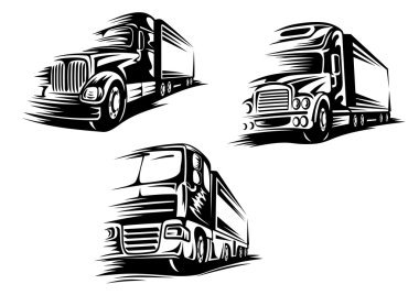 Free Free 191 Outline Semi Truck Svg SVG PNG EPS DXF File