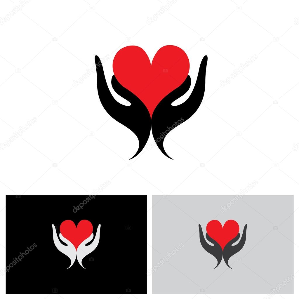 Concept of wellness, protecting heart health - vector graphic. also represents concepts like expressing love, valentines day concept, etc