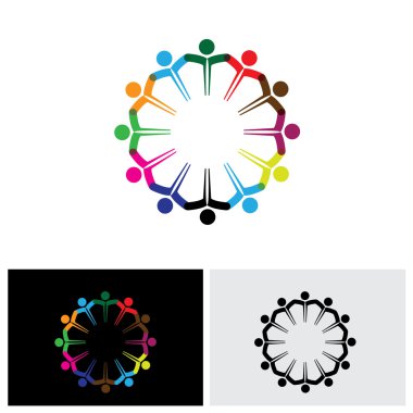 ekip çalışması simgesi, ekip çalışması simge vektör, ekip çalışması simgesini eps 10, teamw