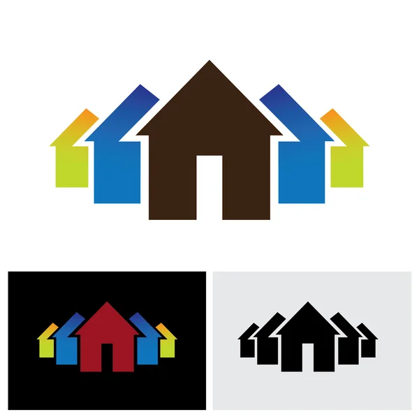 Home Icon, Home Icon Vektor, Home Icon eps 10, Home Icon Logo — Stockvektor