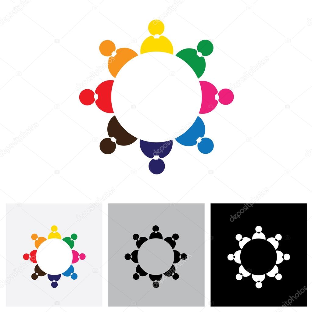 Company Employees Or Staff Members Together As A Team Vector L Stock Vector Image By C Smarnad