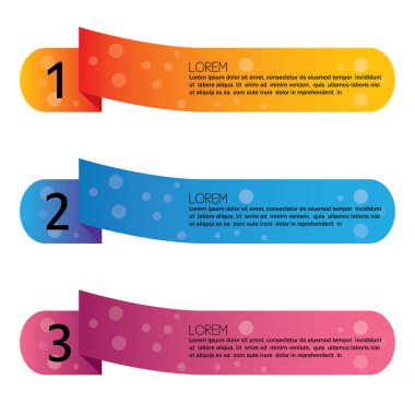 iş Infographic afiş - vektör grafik collectio sayılı