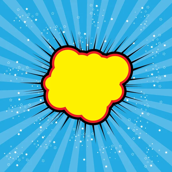 波普艺术文本泡沫云，在矢量格式的插图 — 图库矢量图片