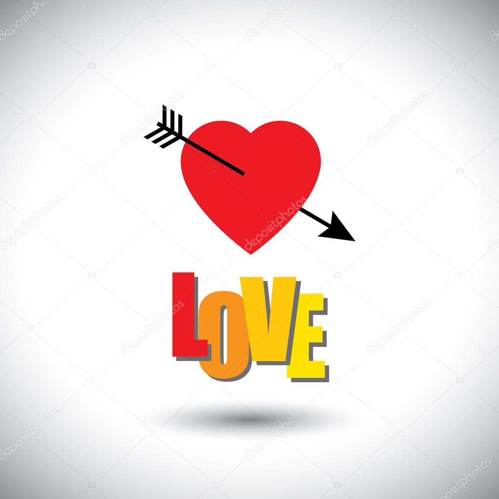 Human Heart Icon And Love Words And Arrow Simple Vector Graphic This Has The Love Icon With Love Word Inset Inside The Shape Can Be Useful For Websites Human Heart Icon And Love Words And Arrow Simple Vector Graphic This Has The Love Icon With Love Word Inset Inside The Shape Can Be Useful For Websites