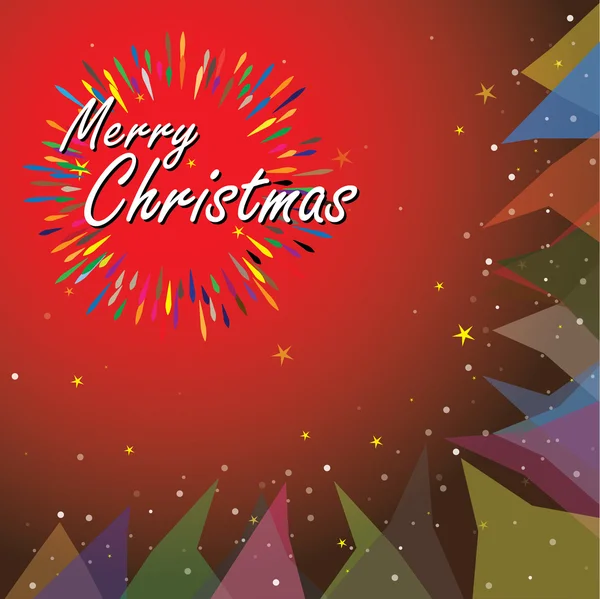 Merry christmas holiday vector illustration — Stock Vector